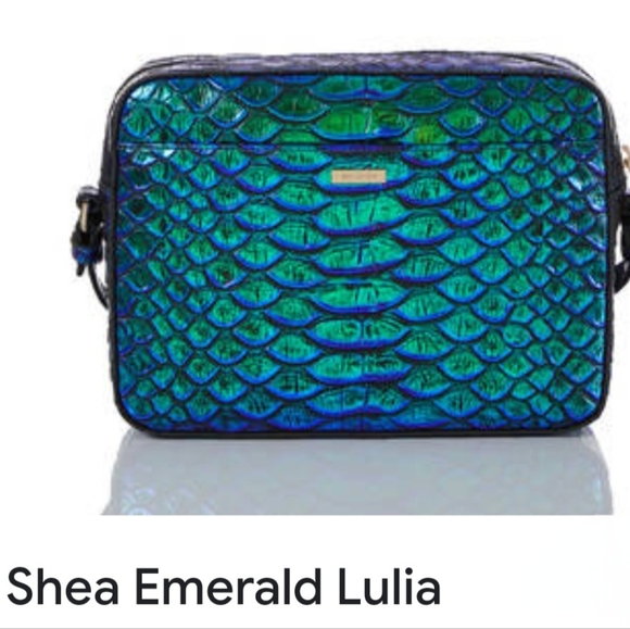 Brahmin Handbags - Shea crossbody Emerald Lulia